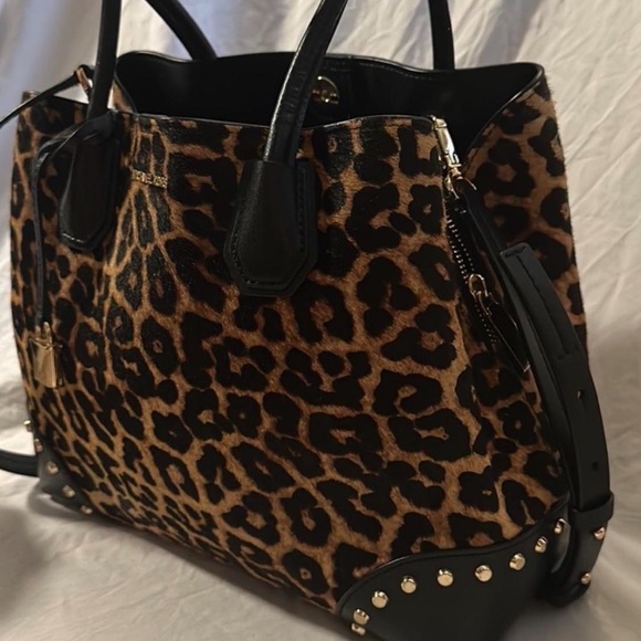 Mercer Gallery Medium Leopard Calf Hair Satchel NWOT $498 - Picture 5 of 7